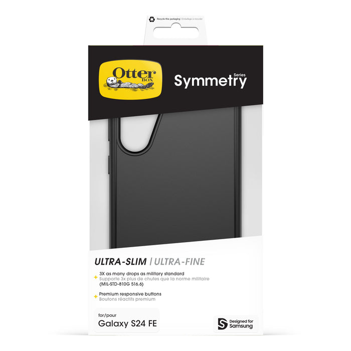 OtterBox Symmetry Case for Samsung Galaxy S24 FE Black