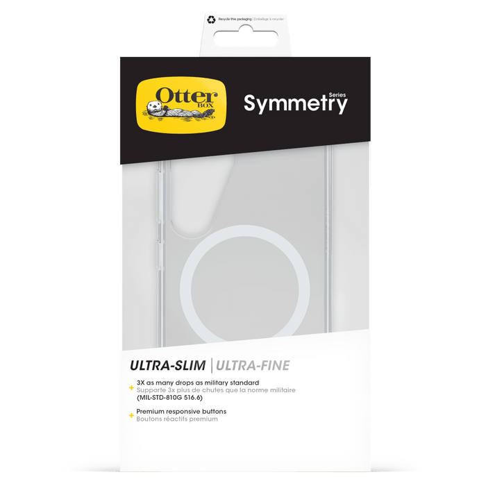 OtterBox Symmetry Clear Magnetic Case for Samsung Galaxy S25 Clear