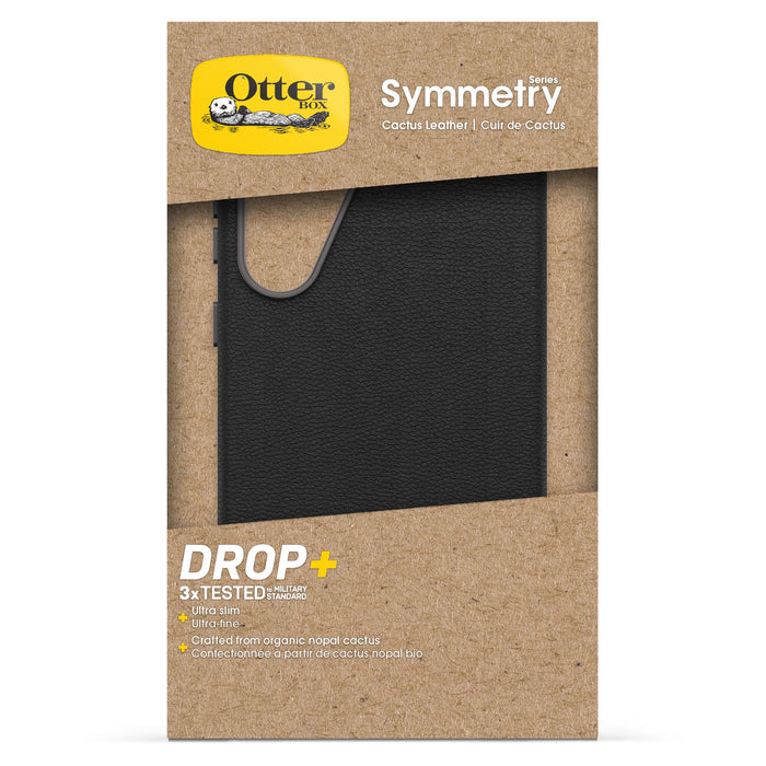 OtterBox Symmetry Cactus Leather Case for Samsung Galaxy S25 Plus Black