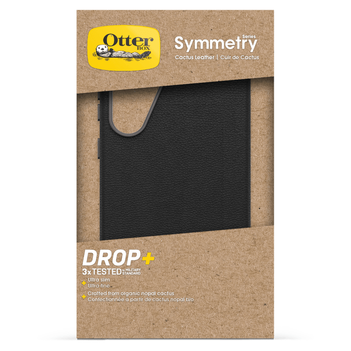 OtterBox Symmetry Cactus Leather Case for Samsung Galaxy S25 Plus Black