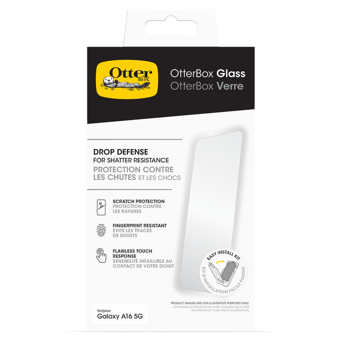 OtterBox Glass Screen Protector for Samsung Galaxy A16 5G Clear