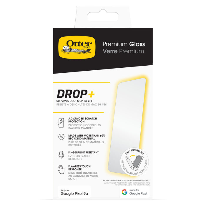 OtterBox Glass Screen Protector for Google Pixel 9a Clear