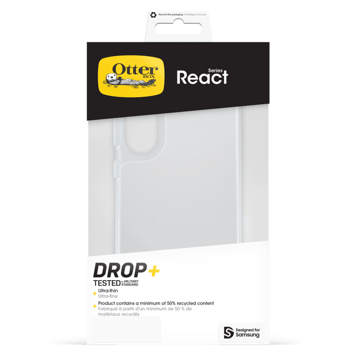 OtterBox React Case for Samsung Galaxy S25 Edge Clear