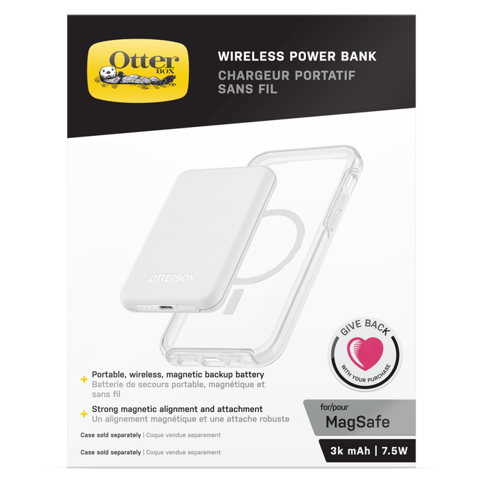 OtterBox Power Bank for MagSafe 3,000 mAh Brilliant White