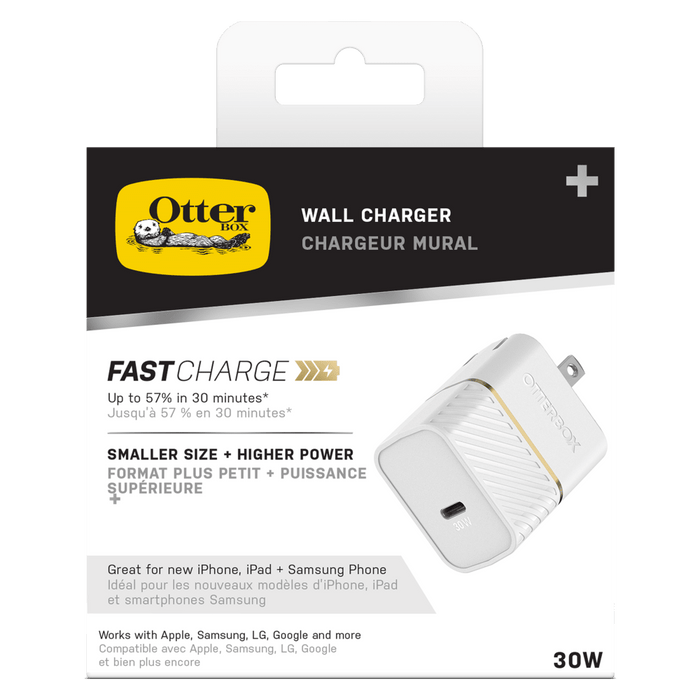 OtterBox USB C PD Wall Charger 30W Cloud Dust