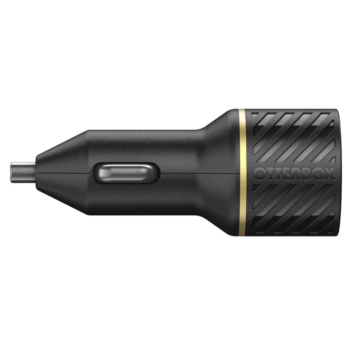 OtterBox Fast Charge PD USB C and USB A Dual Port Car Charger Black Shimmer