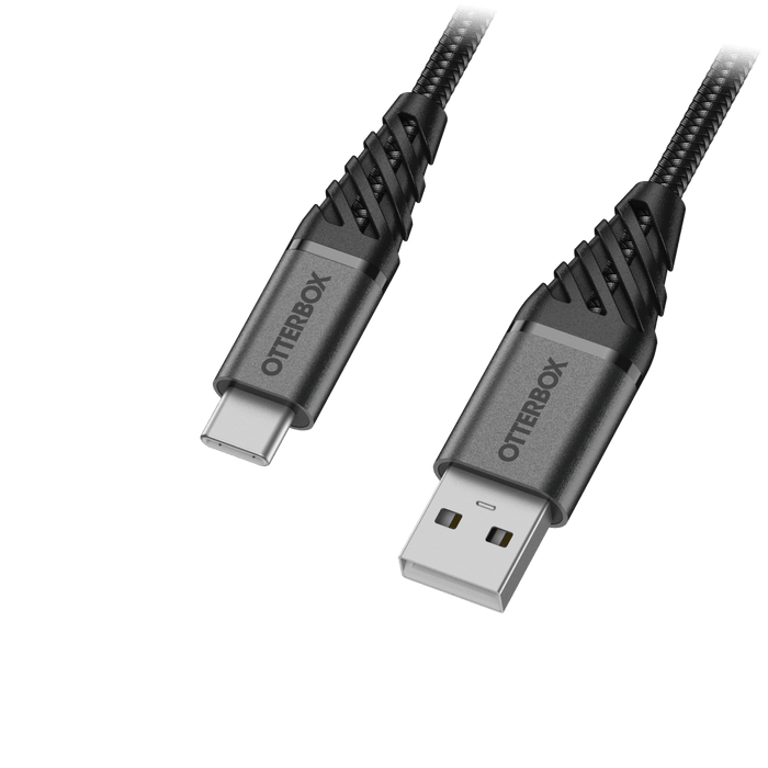 OtterBox Premium USB A to USB C Cable 1m Dark Ash