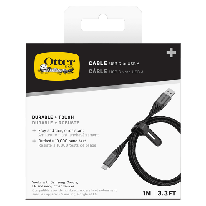 OtterBox Premium USB A to USB C Cable 1m Dark Ash