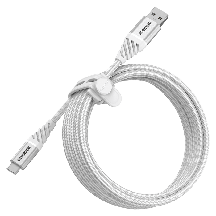 OtterBox Premium USB A to USB C Cable 3m Nimbus Cloud