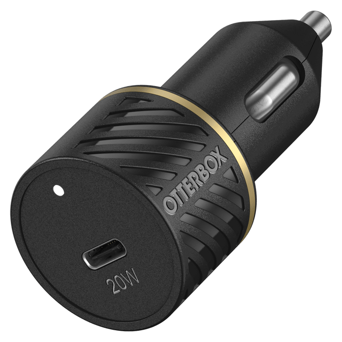 OtterBox Fast Charge 20W USB C PD Car Charger Black Shimmer