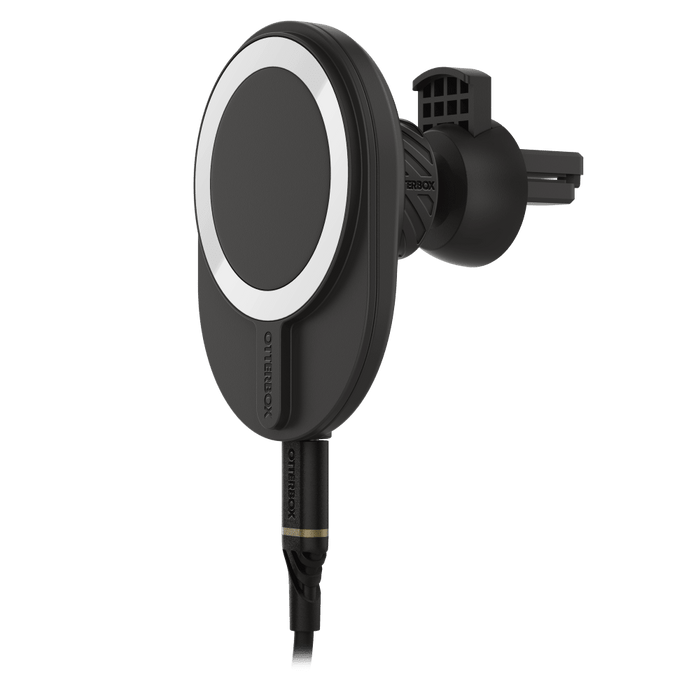 OtterBox Car Vent Mount Charger for MagSafe Black