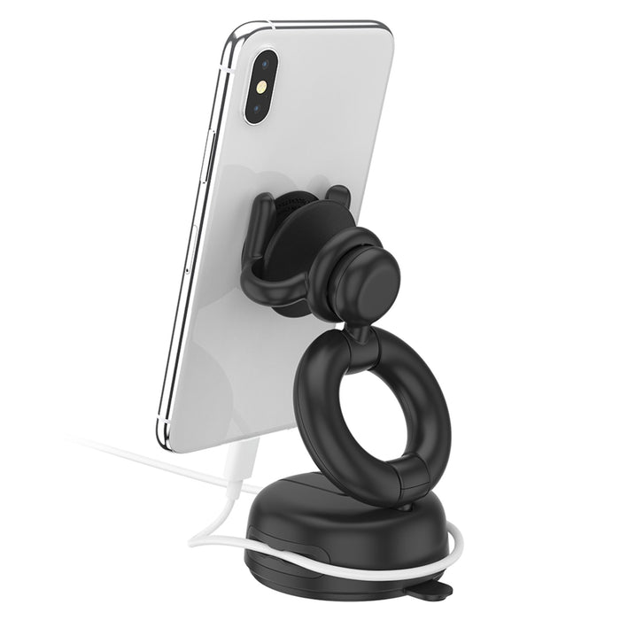 PopSockets PopMount 2 Car Dash and Windshield Mount Black