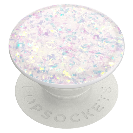 PopSockets PopGrip Premium Iridescent Confetti White