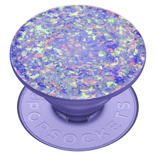 PopSockets PopGrip Premium Iridescent Confetti Ice Purple