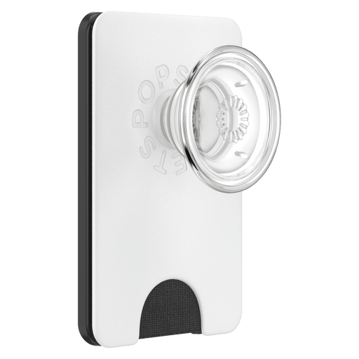 PopSockets MagSafe PopWallet Plus White Clear