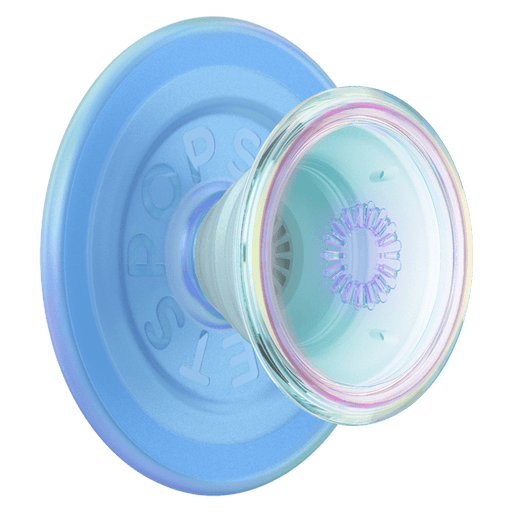 PopSockets PopGrip MagSafe Circle Blue Iridescent Translucent