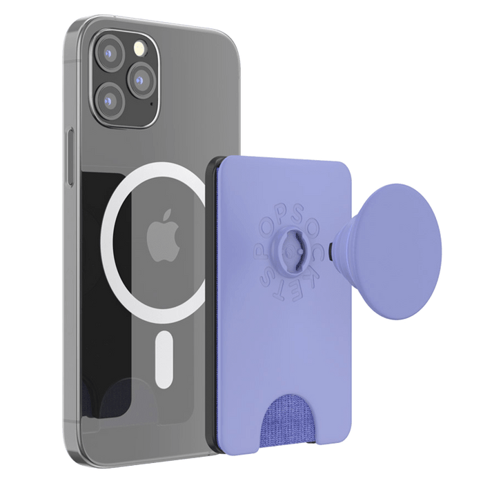 PopSockets MagSafe PopWallet Plus with Adapter Ring Deep Periwinkle