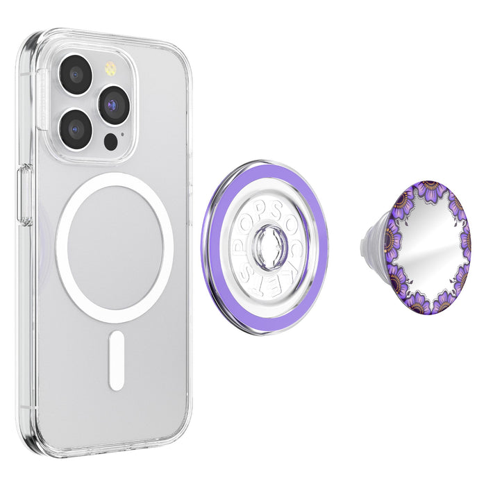 PopSockets PopGrip MagSafe Circle Mirror Multi-Color