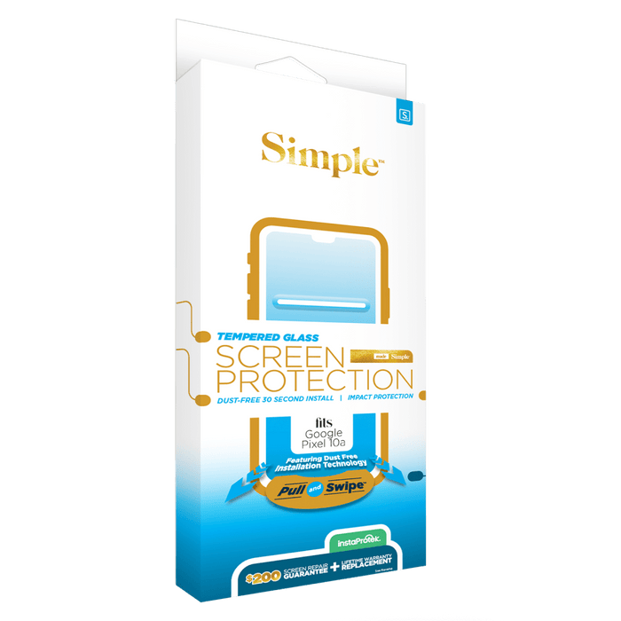 Simple $200 Guided Tempered Glass Screen Protector for Apple iPhone 17e / 16e