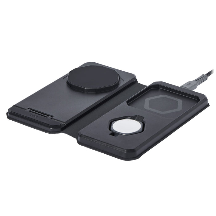 Urban Armor Gear 3 in 1 Travel_and Desktop Magnetic_Charger Black