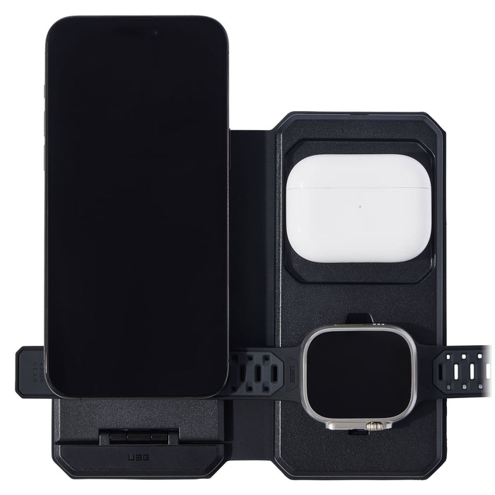 Urban Armor Gear 3 in 1 Travel_and Desktop Magnetic_Charger Black