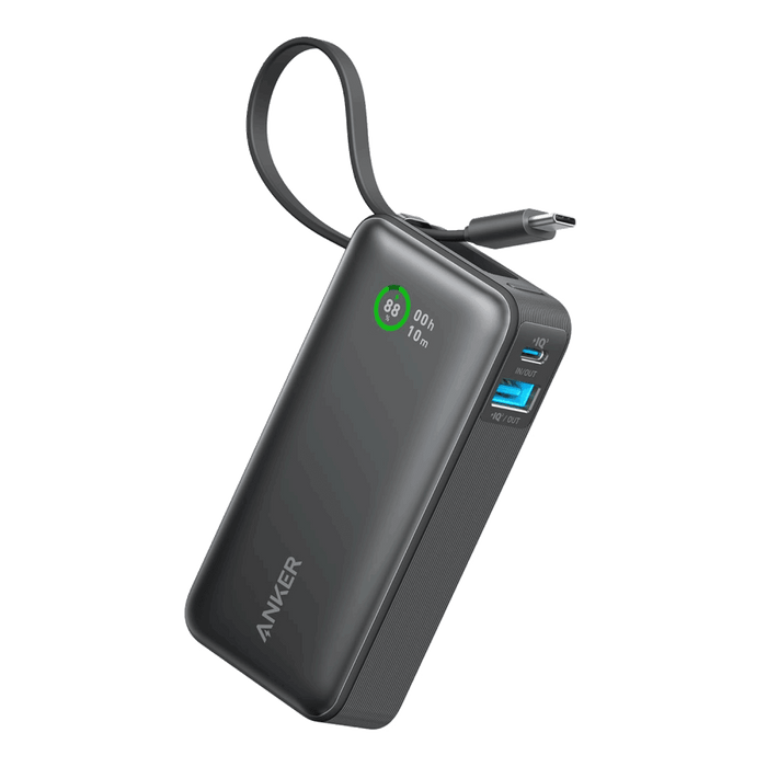 Anker Nano Power Bank 10,000 mAh 30W with Built in USB-C Cable
