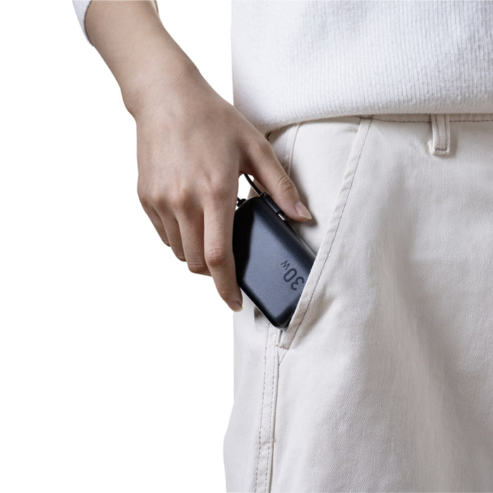 Anker Power Bank 5,000 mAh 22.5W with Built in USB C Cable and Fusion Wall Charger 30W