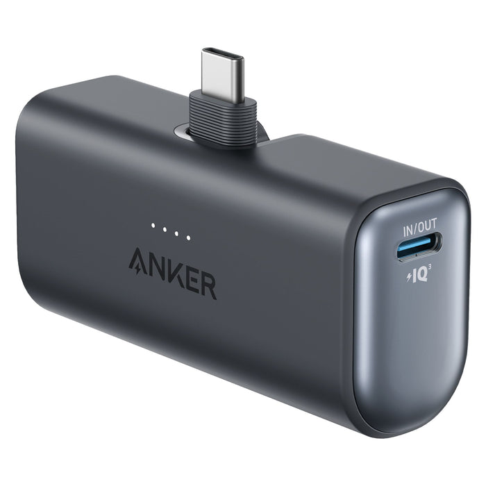 Anker Nano Power Bank with Built-in Foldable USB-C Connector