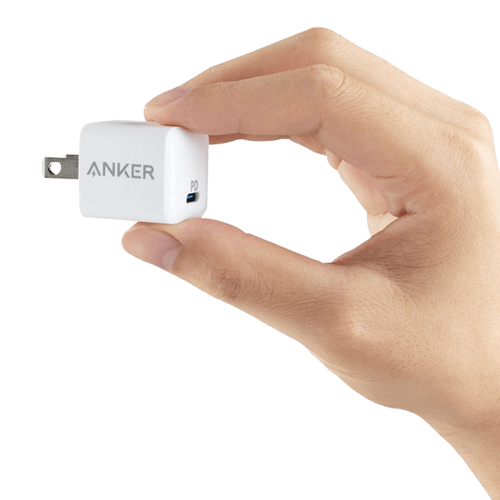 Anker PowerPort 3 Nano USB C Wall Charger 20W White
