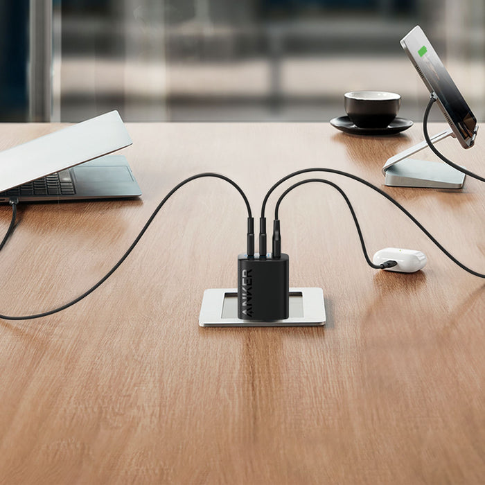 Anker 336 3-Port GaN Wall Charger 67W Black