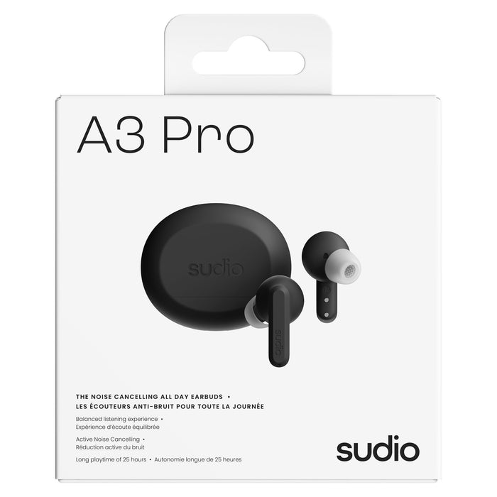 Sudio A3 Pro Active Noise Cancelling In-Ear Bluetooth Earbuds