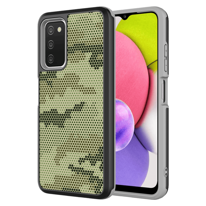 AMPD Slim Dual Layer Case for Samsung Galaxy A03s Camouflage