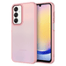 AMPD TPU / Acrylic Smoke Translucent Case for Samsung Galaxy A25 5G Pink Bumper