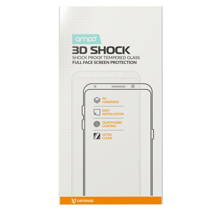 AMPD 3D Full Faced Impact Glass Screen Protector for Samsung Galaxy A35 5G Clear