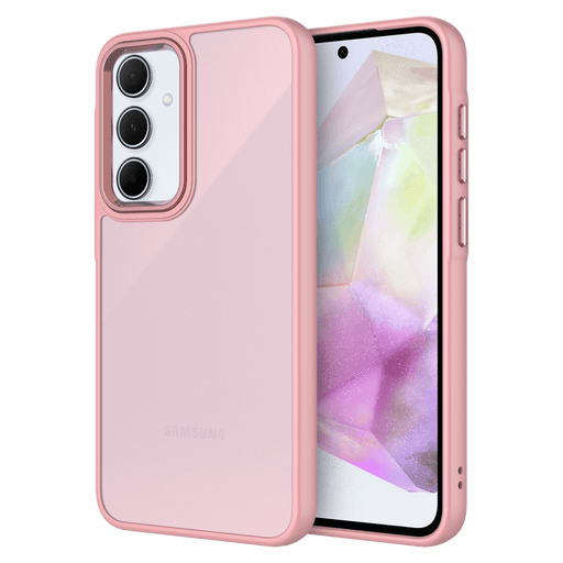 AMPD TPU/Acrylic Smoke Translucent Case for Samsung SGA355G Pink