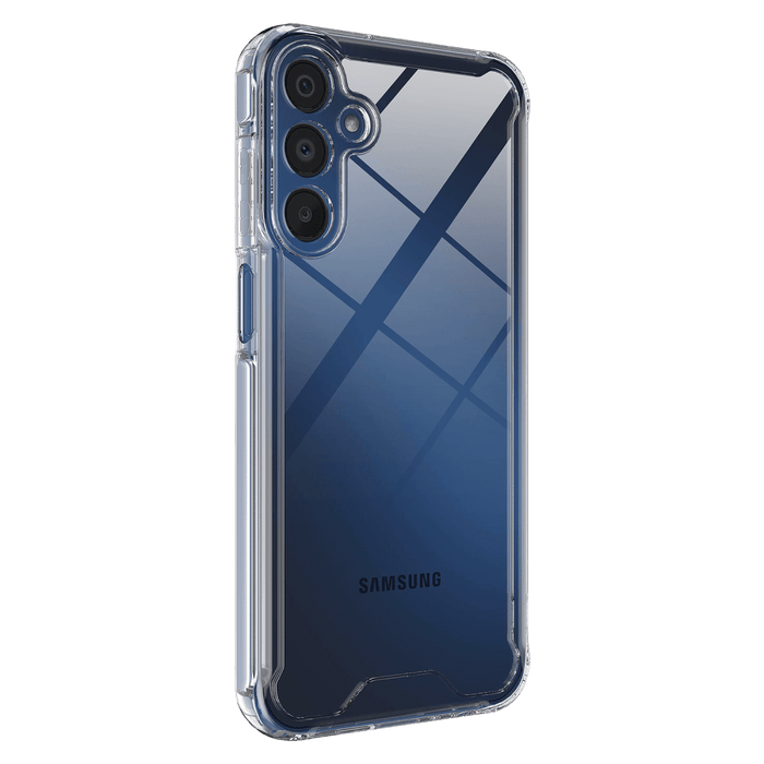 AMPD TPU/Acrylic Crystal Clear Case for Samsung Galaxy A35 5G Black Bumper