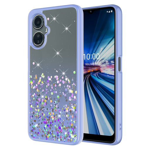 AMPD TPU  /  Acrylic Glitter Case for Celero5G SC Purple