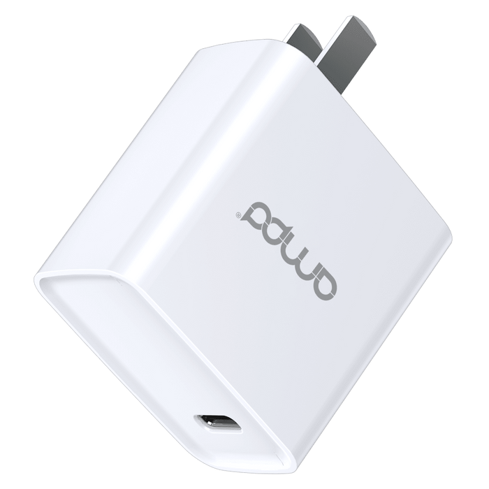 AMPD Volt Plus PD Fast Charge Type C Wall Charger 20W White