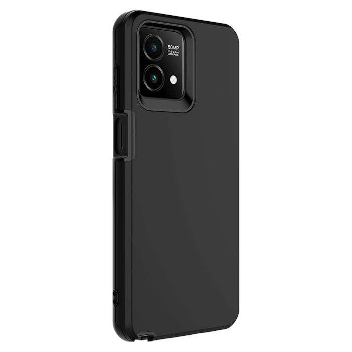AMPD Classic Slim Dual Layer Case for Motorola Moto G 5G (2023) Black