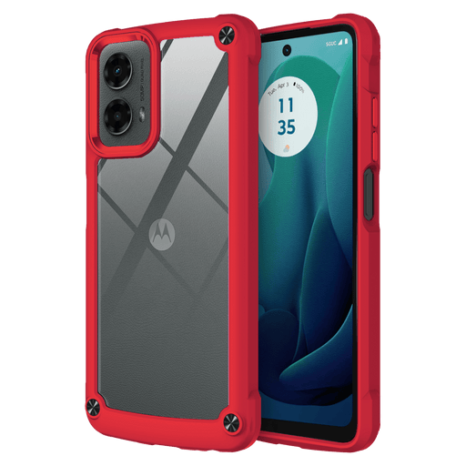 AMPD Acrylic DuraBump Case for Motorola Moto G 5G (2024) Red