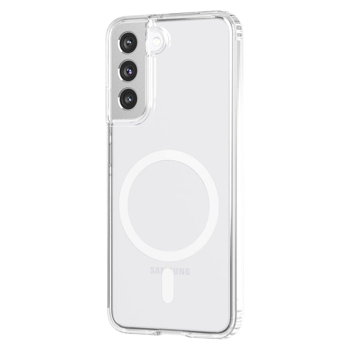 AMPD TPU / Acrylic Crystal Clear MagSafe Case for Samsung Galaxy S22 Plus Clear