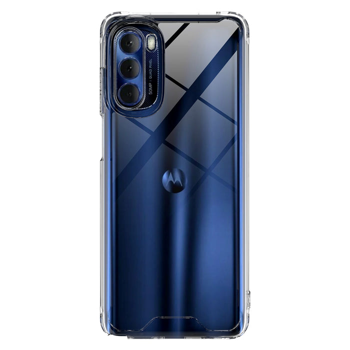 AMPD TPU / Acrylic Hard Shell Case for Motorola Moto G Stylus (2022) / Moto G Stylus 5G (2022) Clear