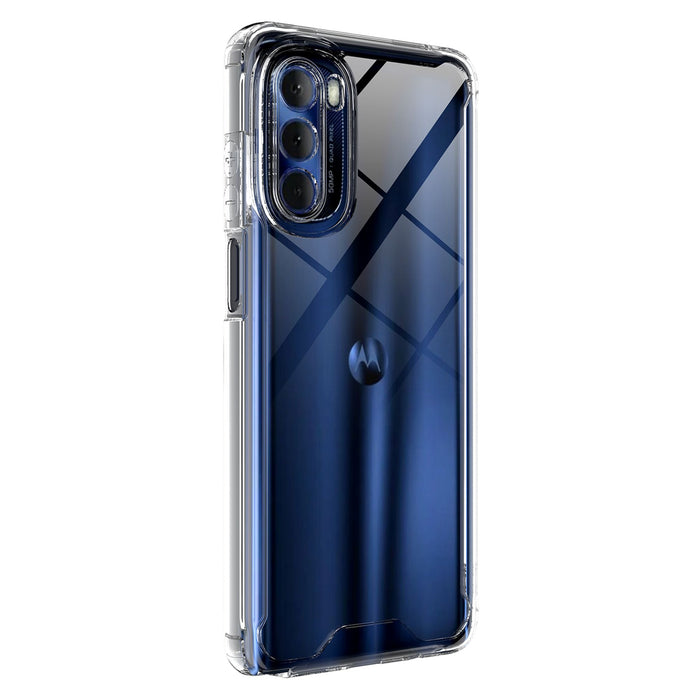 AMPD TPU / Acrylic Hard Shell Case for Motorola Moto G Stylus (2022) / Moto G Stylus 5G (2022) Clear