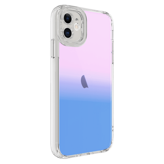 AMPD Acrylic Ice Holographic Case for Apple iPhone 11 Blue and Pink