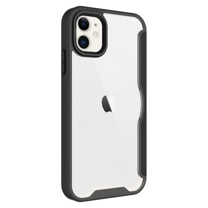 TPU / Acrylic Flip Wallet Case for Apple iPhone 11