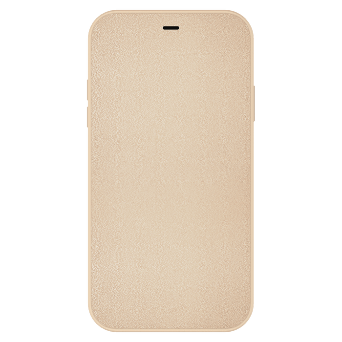 AMPD TPU / Acrylic Flip Wallet Case for Apple iPhone 11 Tan