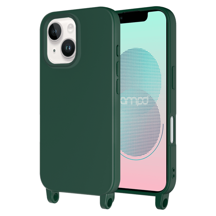 AMPD Real Feel TPU Crossbody Strap Case for Apple iPhone 13