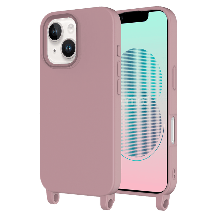 AMPD Real Feel TPU Crossbody Strap Case for Apple iPhone 13