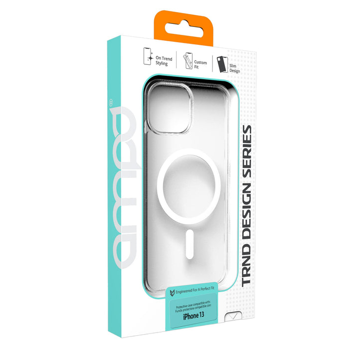 AMPD TPU / Acrylic Crystal Clear MagSafe Case for Apple iPhone 13 Clear