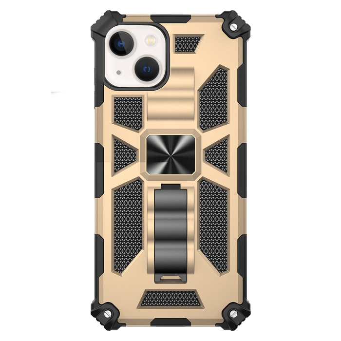 AMPD Dual Layer SpiderKick Case for Apple iPhone 13 Gold